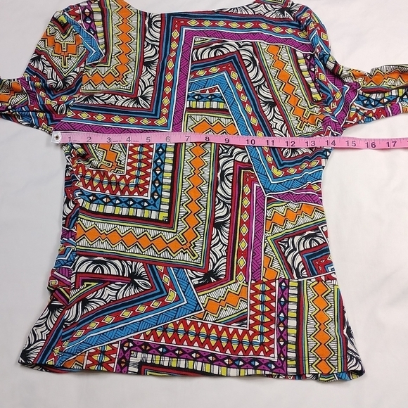 Cable & Gauge petite women's medium 3/4 sleeved top - Picture 7 of 7